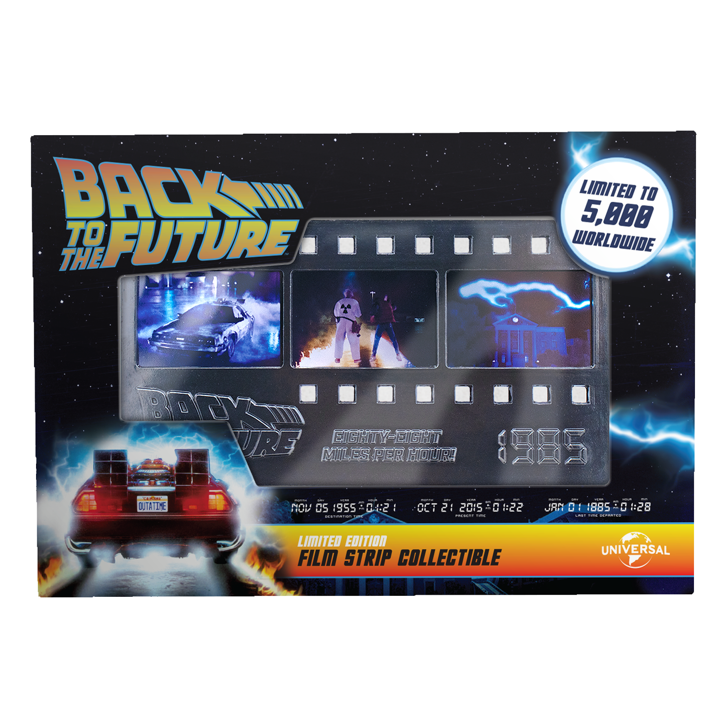 PRE-ORDER | Back to the Future Limited Edition Metal Film Strip Collectible Ingot [Expected Availability: November/December 2026]