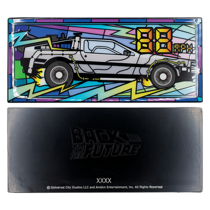 PRE-ORDER | Back to the Future Limited Edition Stained Glass-Style Ingot [Expected Availability: November/December 2026]