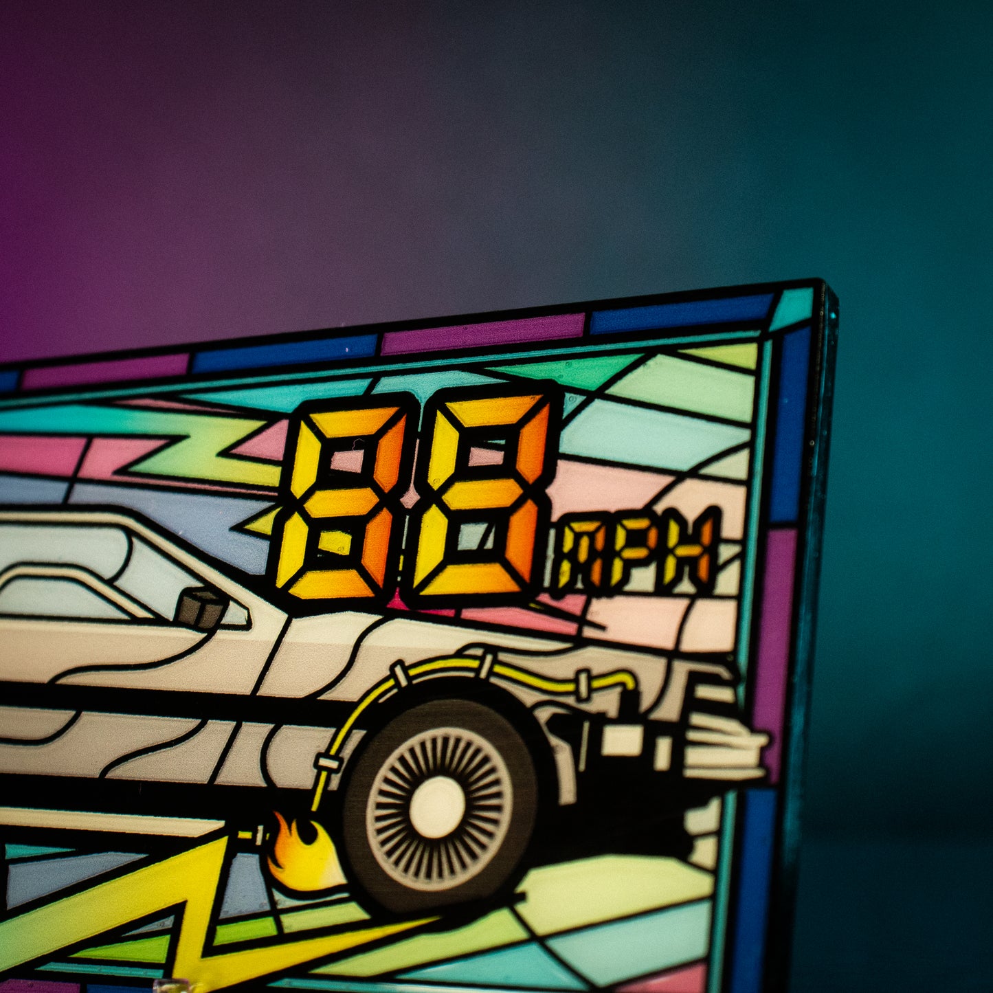 PRE-ORDER | Back to the Future Limited Edition Stained Glass-Style Ingot [Expected Availability: November/December 2026]