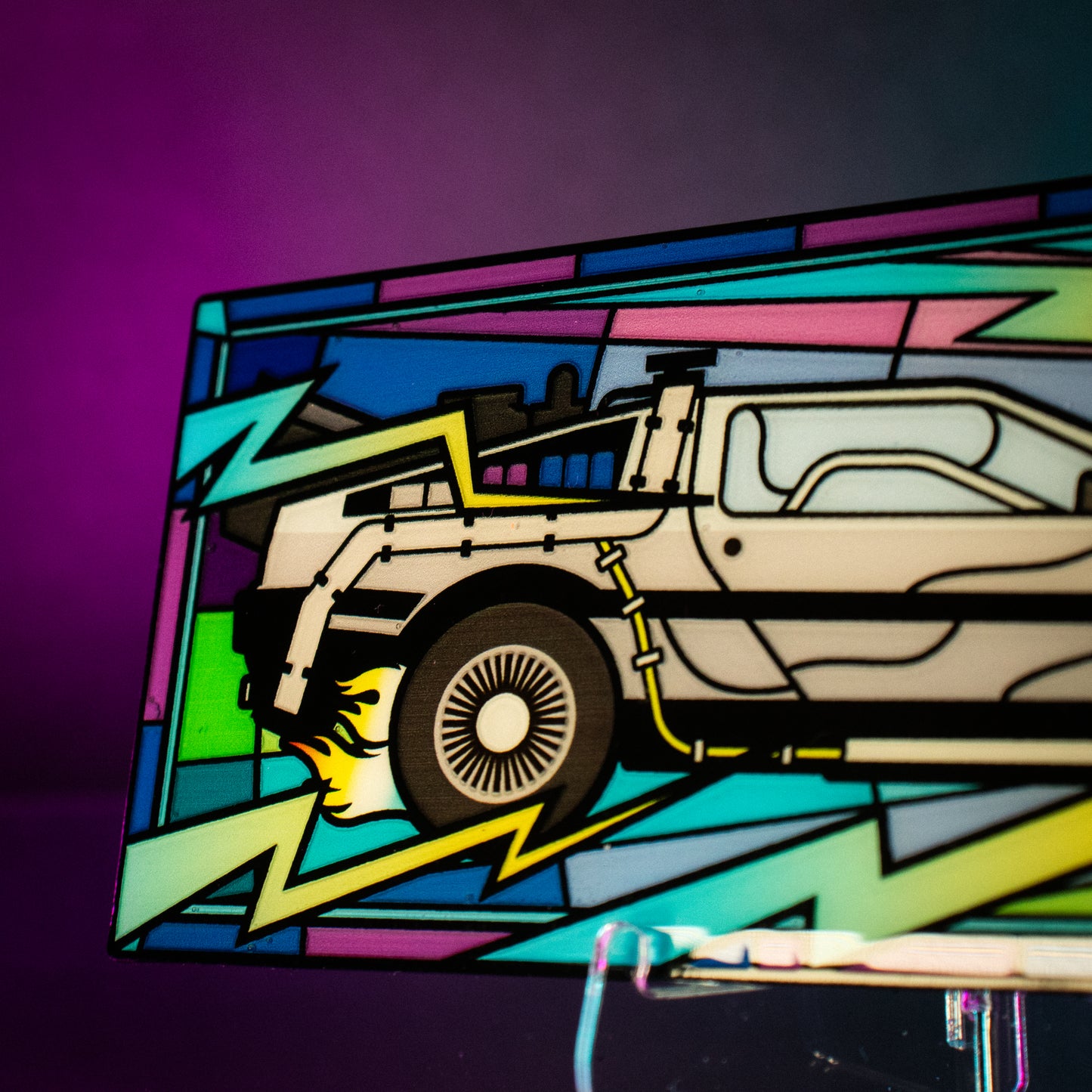 PRE-ORDER | Back to the Future Limited Edition Stained Glass-Style Ingot [Expected Availability: November/December 2026]