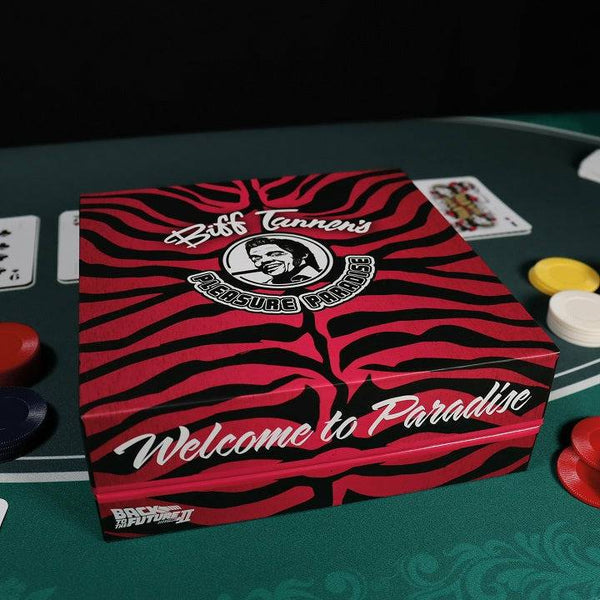 Back to the Future Part II Limited Edition Biff Tannen's Pleasure Paradise "Welcome to Paradise" Gift Box Gift Box Fanattik