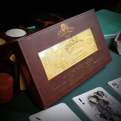 Back to the Future Part II Limited Edition 24 Karat gold-plated Biff Tannen Museum ticket replica Commemorative Ticket Fanattik