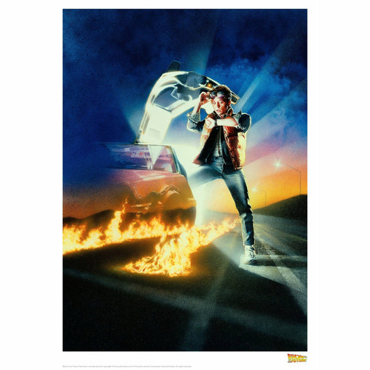 Back to the Future "Classic Movie Art" Limited Edition Commemorative Print Art Print Fanattik