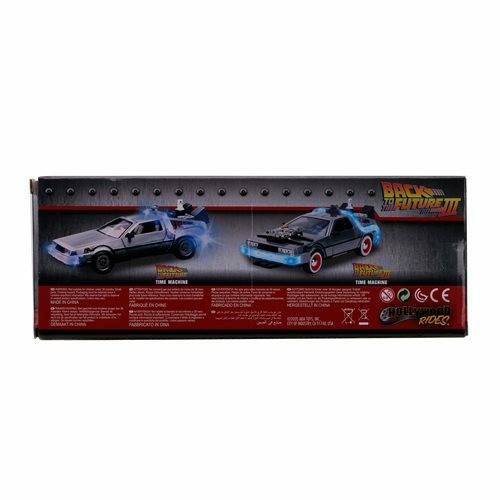 Back to the Future Part III die-cast 1:24 scale light-up DeLorean
