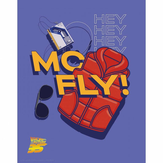 Back to the Future "Hey McFly" Limited Edition Commemorative Print Art Print Fanattik