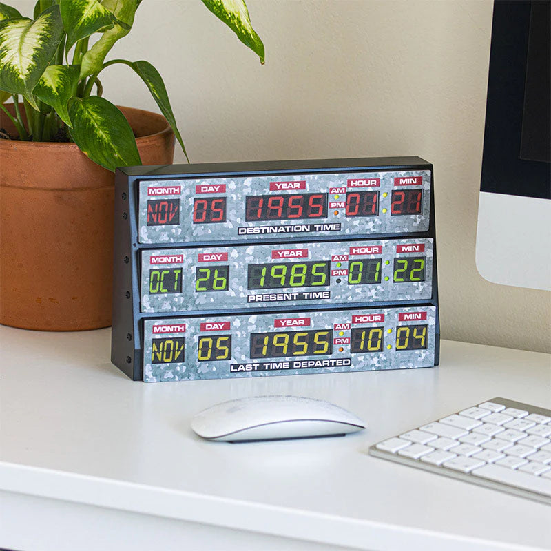 Back to the Future DeLorean Time Circuits 3D Desk Lamp / Wall Light ...