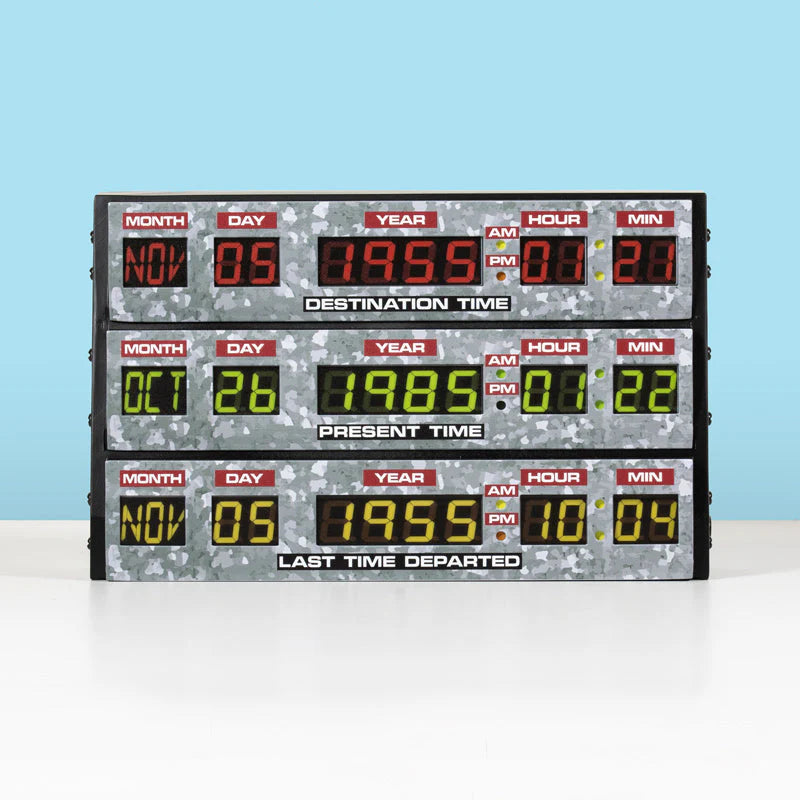 Back to the Future DeLorean Time Circuits 3D Desk Lamp / Wall Light ...