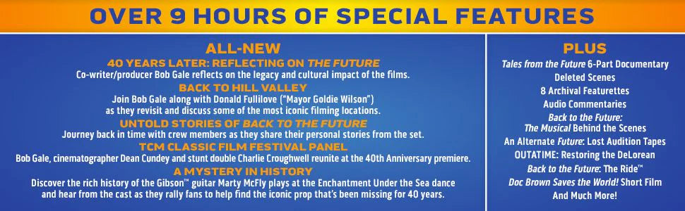 Back to the Future 40th Anniversary Trilogy (4K Ultra HD + Blu-ray™ + Digital Code) [2025]