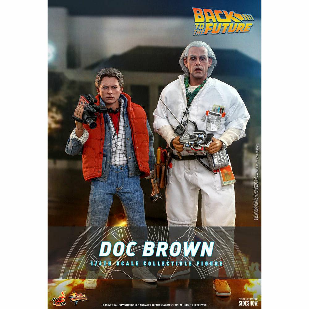Hot Toys Back to the Future Doc Brown (Standard Version) 1:6 Scale Collectible Figure Action Figure Hot Toys