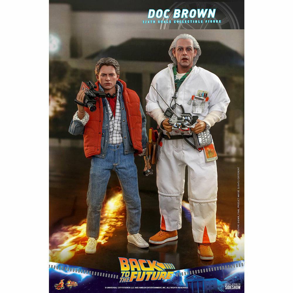 Hot Toys Back to the Future Doc Brown (Standard Version) 1:6 Scale Collectible Figure Action Figure Hot Toys