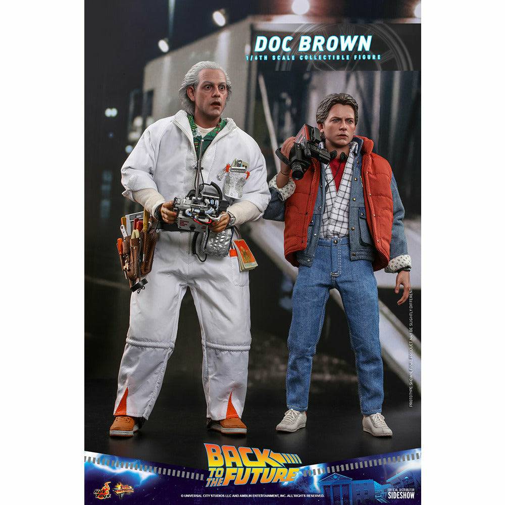 Hot Toys Back to the Future Doc Brown (Standard Version) 1:6 Scale Collectible Figure Action Figure Hot Toys