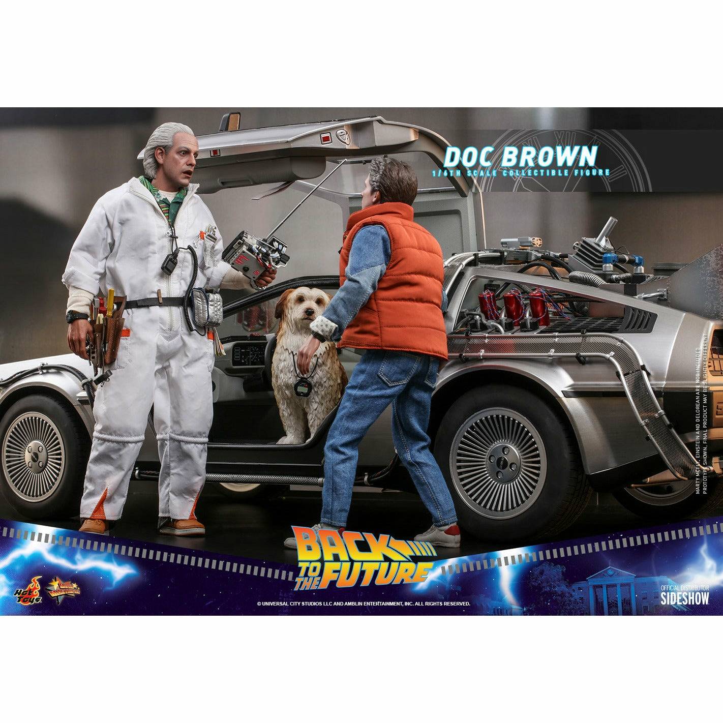 Hot Toys Back to the Future Doc Brown (Standard Version) 1:6 Scale Collectible Figure Action Figure Hot Toys