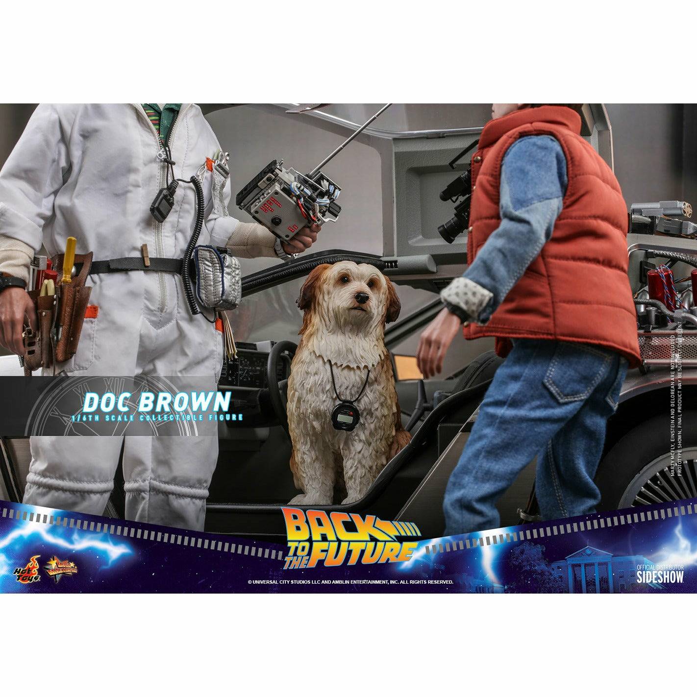 Hot Toys Back to the Future Doc Brown (Standard Version) 1:6 Scale Collectible Figure Action Figure Hot Toys
