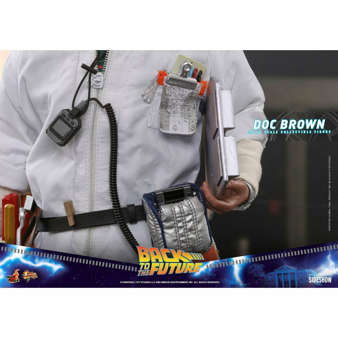 Hot Toys Back to the Future Doc Brown (Standard Version) 1:6 Scale Collectible Figure Action Figure Hot Toys