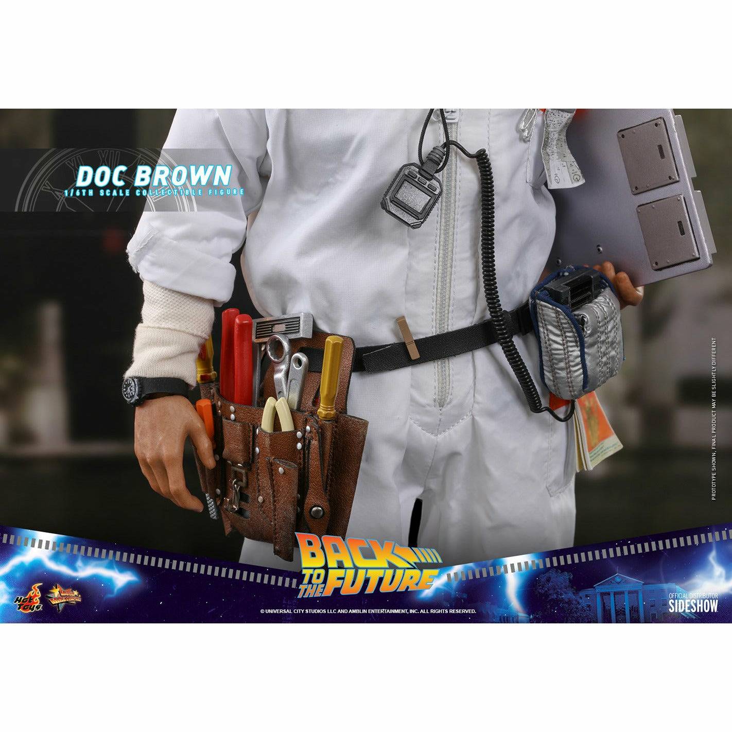 Hot Toys Back to the Future Doc Brown (Standard Version) 1:6 Scale Collectible Figure Action Figure Hot Toys