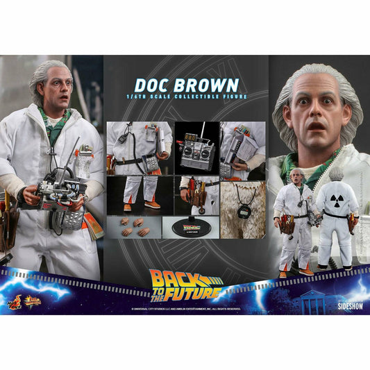 Hot Toys Back to the Future Doc Brown (Standard Version) 1:6 Scale Collectible Figure Action Figure Hot Toys