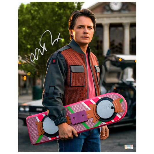 PREMIUM | Michael J. Fox Autographed Back to the Future II Marty McFly 11x14 Photo