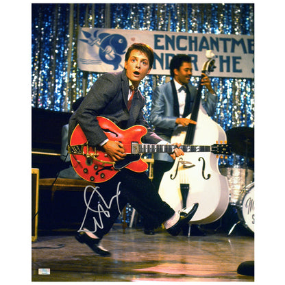 PREMIUM | Michael J. Fox Autographed Back to the Future Johnny B. Goode 16x20 Photo