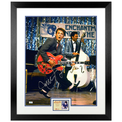 PREMIUM | Michael J. Fox Autographed Back to the Future Johnny B. Goode 16x20 Photo