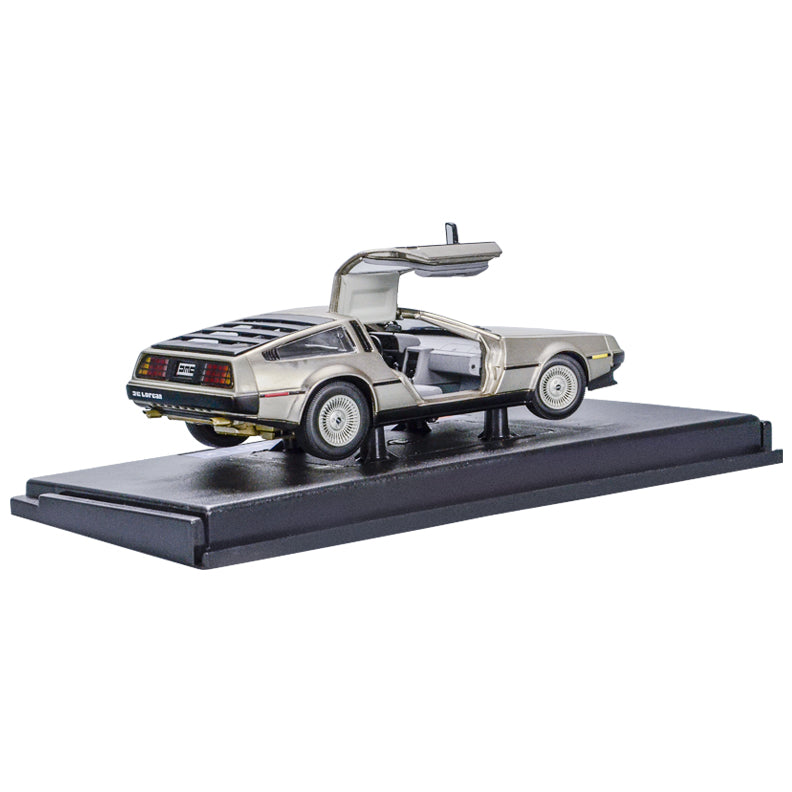 PREMIUM | Michael J. Fox Autographed 1:18 Scale Die-Cast DeLorean DMC-12