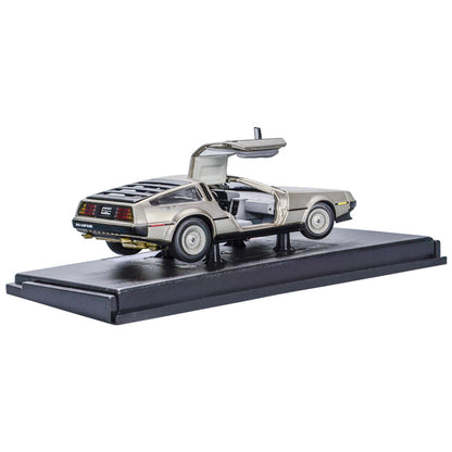 PREMIUM | Michael J. Fox Autographed 1:18 Scale Die-Cast DeLorean DMC-12