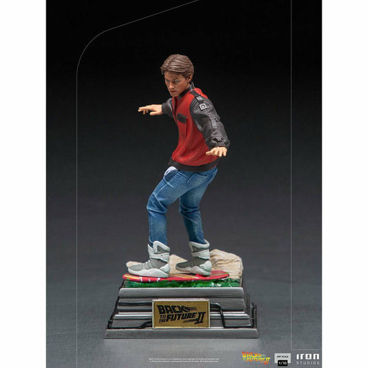 Iron Studios Back to the Future Part II Marty McFly on Hoverboard 1:10 Scale Statue Statue Iron Studios