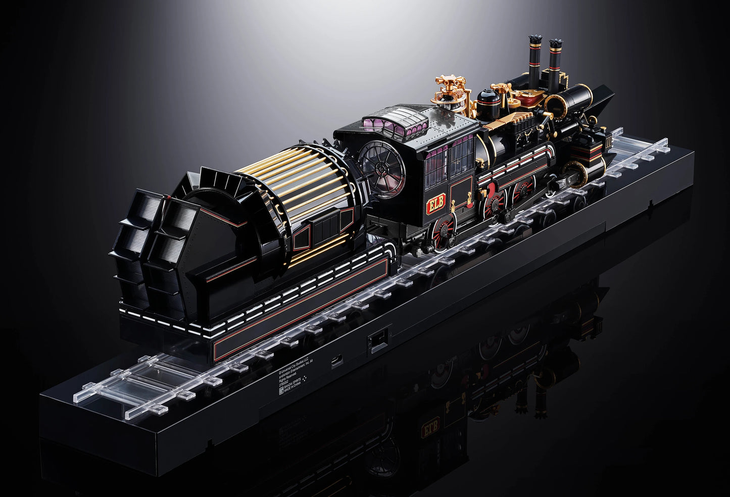 Back to the Future Part III 1:48 scale Chogokin Time Train – Back to ...