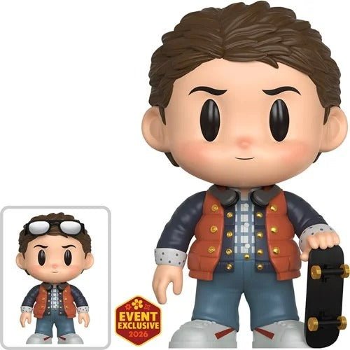 PREMIUM | ThrillJoy Pix! Back to the Future Marty McFly with Skateboard Vinyl Figure - 2026 Convention Exclusive