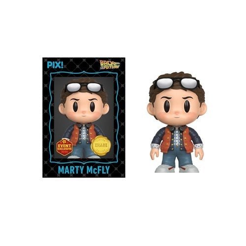 PREMIUM | ThrillJoy Pix! Back to the Future Marty McFly with Skateboard Vinyl Figure - 2026 Convention Exclusive
