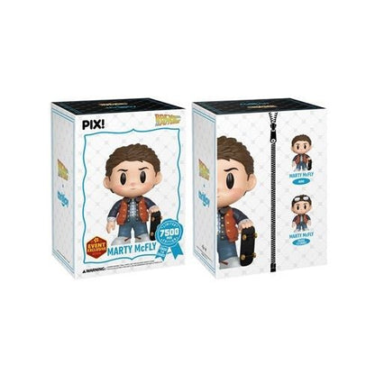 PREMIUM | ThrillJoy Pix! Back to the Future Marty McFly with Skateboard Vinyl Figure - 2026 Convention Exclusive