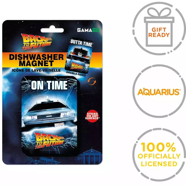 Back to the Future Dishwasher Magnet Magnet Aquarious