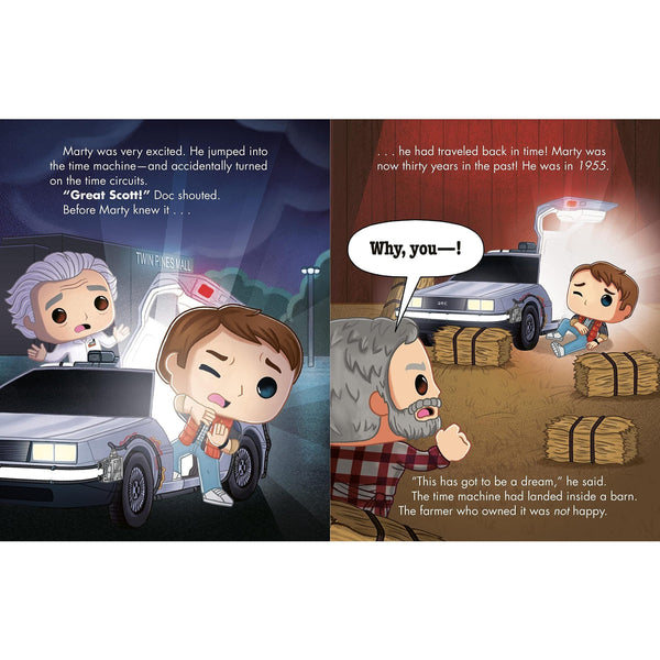 Funko Back to the Future Little Golden Book Hardcover Book Golden Books