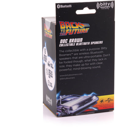 Universal Back to the Future Doc Brown Bitty Boomer Bluetooth Speaker Bluetooth Speaker Bitty Boomers
