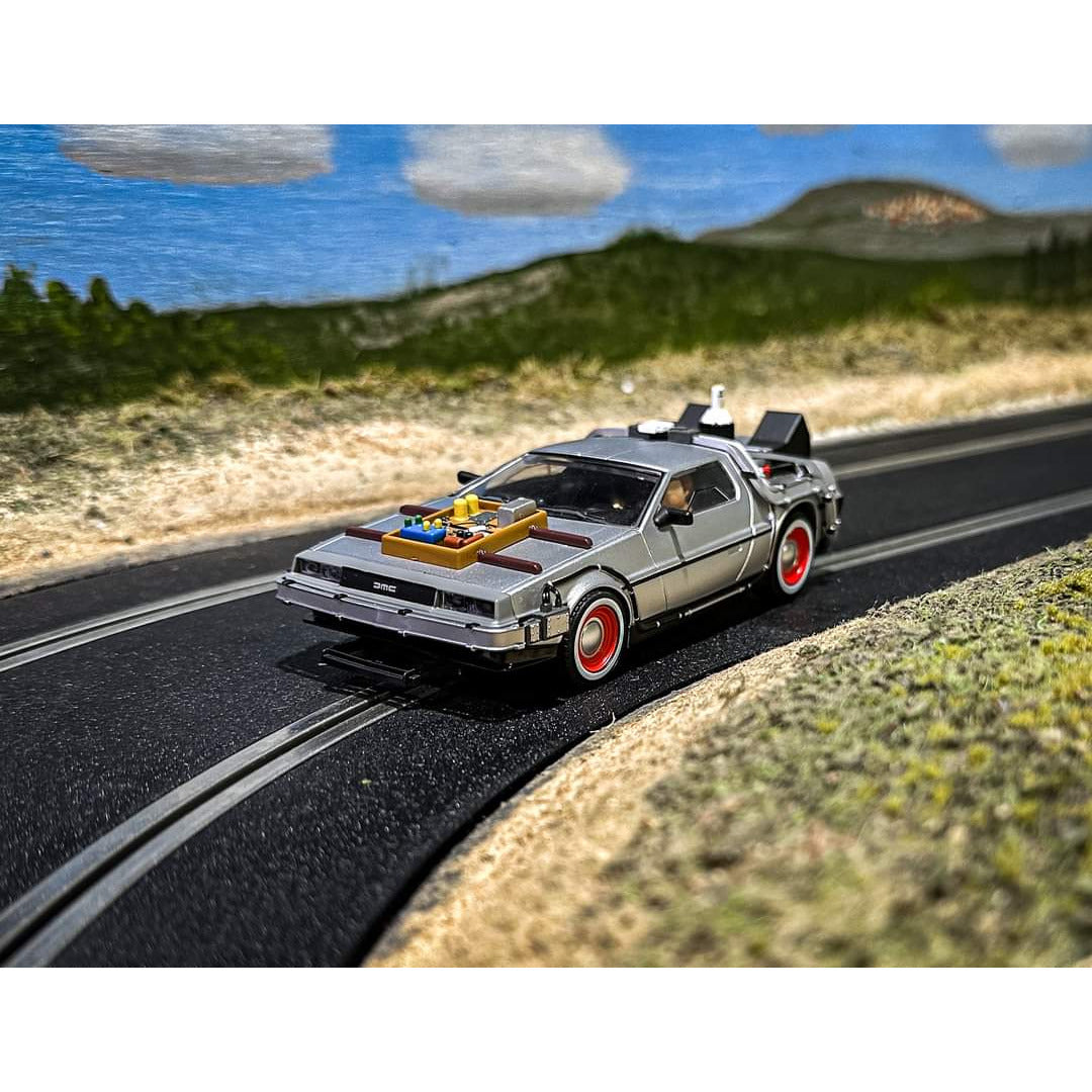 Scalextric Back to the Future Part III 1:32 scale DeLorean Slot Car Slot Car Scalextric