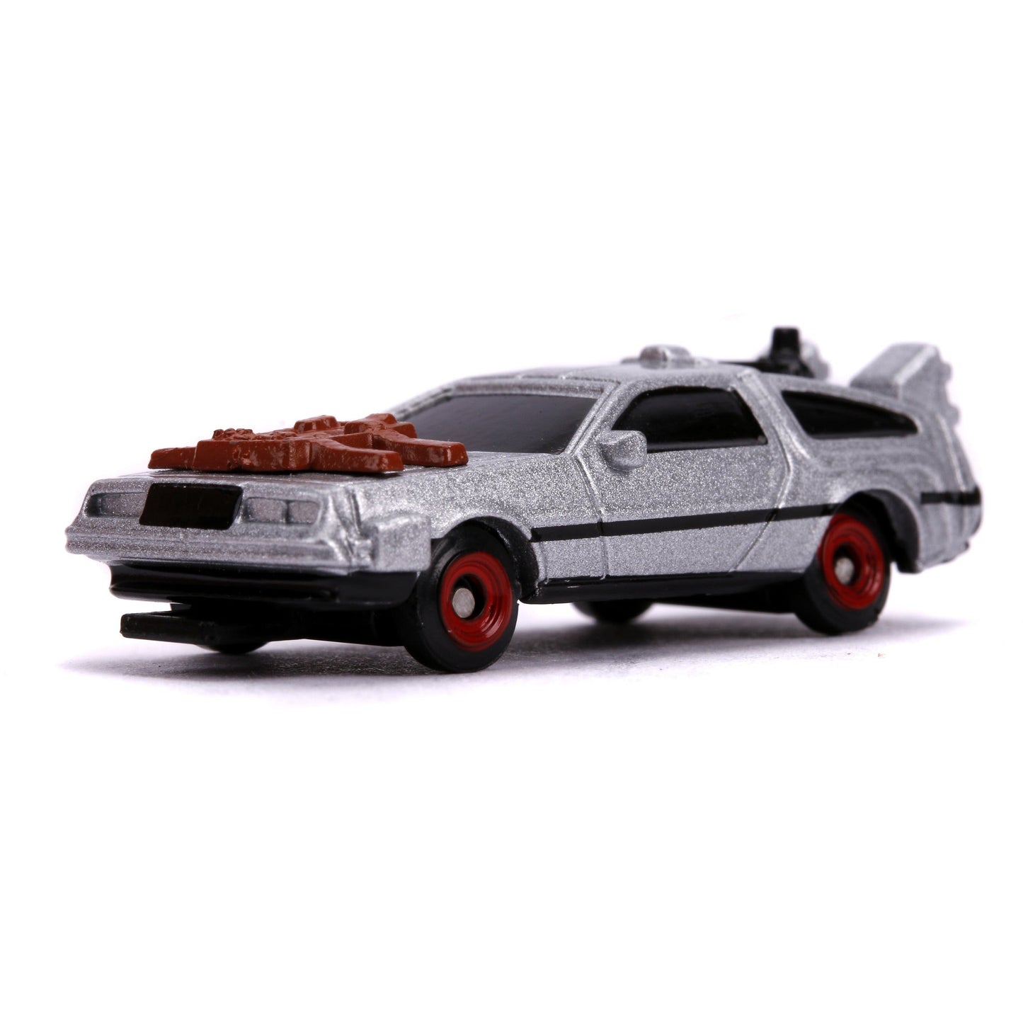 Back to the Future Trilogy die-cast 1⅔-inch Nano "Hollywood Rides" DeLorean Time Machine 3-pack Die-cast Model Cars Jada