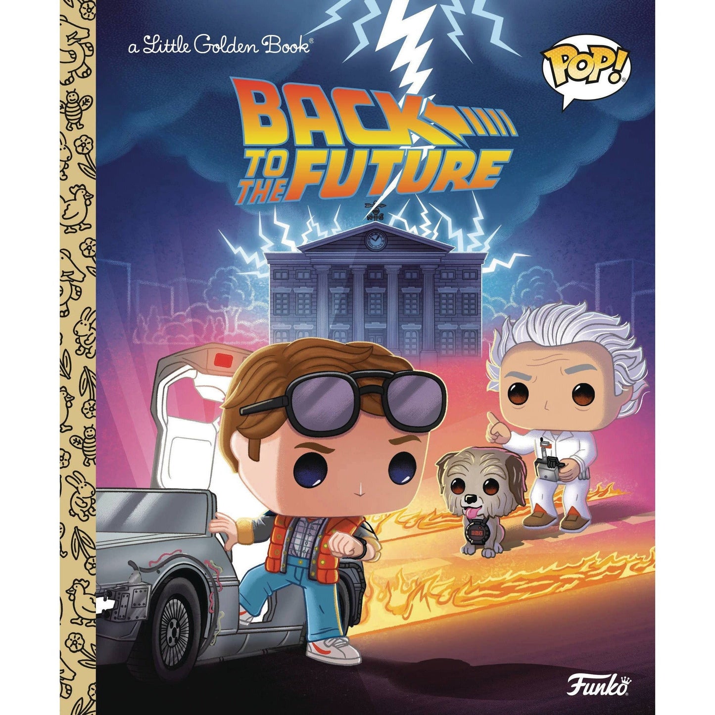 Funko Back to the Future Little Golden Book Hardcover Book Golden Books