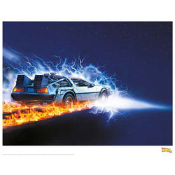 Back to the Future Part II "Car Stars" Limited Edition Commemorative Print Art Print Fanattik
