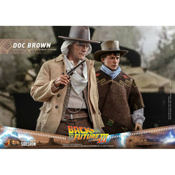 Hot Toys Back to the Future Part III Doc Brown 1:6 Scale Collectible Figure Action Figure Hot Toys