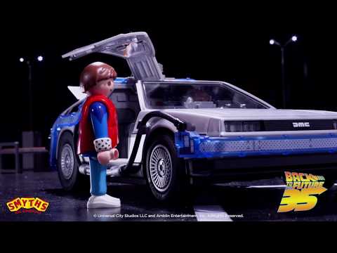 Back to the Future 64 piece DeLorean playset with 3 figures – Back to the  Future™